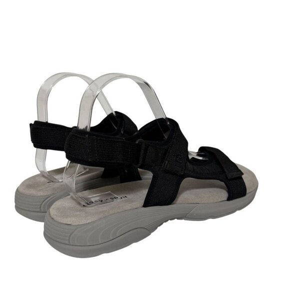 Easy Spirit Trish 2 Black Sport Sandals Adjustable Slingback Women's Size 9 - Picture 5 of 16